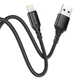 Кабель Borofone BX54 USB to Lightning 1m черный - изображение 3