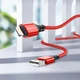 Кабель Borofone BX54 USB to Lightning 1m червоний - зображення 2