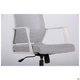 Кресло офисное Twist white 1150+70*620*610 Пластик/Текстиль, цвет Белый/серый AMF - изображение 11