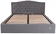 Ліжко Двоспальне Scarlett Comfort 180 х 190 см Місті Dark Grey З підйомним механізмом та нішою для білизни Темно-Сіре - зображення 1