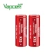 Акумулятор 18500 літій-іонний (Li-Ion) Vapcell K15, 1500mAh, 15A, 4.2/3.6/2.5V, Red - зображення 2