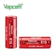 Акумулятор 18500 літій-іонний (Li-Ion) Vapcell K15, 1500mAh, 15A, 4.2/3.6/2.5V, Red - зображення 3
