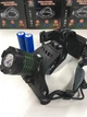 Ударопрочный налобный фонарь с защитой от влаги 3 режима Bailong police BL-2188 Pro Черный + 2 Аккумулятора - изображение 9