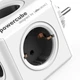 Розгалужувач на 5 розеток Allocacoc PowerCube Original з мережевим фільтром і заземленням, сірий, 1100GY - зображення 4