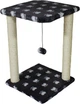 Царапка Lucky Pet домик сезалевый "Симба 2" 33 х 33 х 44 см Черная (4820224215877) - изображение 1