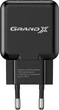 Мережевий зарядний пристрій Grand-X (1xUSB 5В/2.1А) Black (CH-03B) - зображення 5