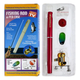 Универсальная карманная cкладная мини удочка в виде ручки Fishing Rod In Pen Case Classic MAX Красный (1-00833) - изображение 4