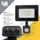 Прожектор ELM Matrix 10W 6500K з датчиком руху (26-0034) - зображення 4