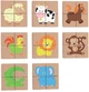 Puzzle magnetyczne Viga Toys Zwierzęta 32 elementy (6934510507220) - obraz 1