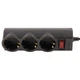 Фильтр питания LogicPower 3 розетки 3м Black LP-X3-3 (LP9582) - изображение 2