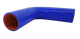 Патрубок кут 135 ° - D = 40 товщина = 4 мм (150 мм х 150 мм) силікон синій - зображення 1