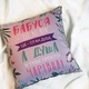 Подушка з принтом габардинова Бабуся - це не вік 30x30 см - зображення 2