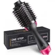 Фен стайлер расческа щетка для укладки волос 3 в 1 керамическая 1000 Вт One Step Hair Dryer and Styler 5250 New Чёрная - изображение 11
