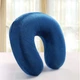 Ортопедическая подушка для путешествий Travel Pillow Memory Foam (30x29 ) Синий - изображение 6