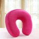 Ортопедическая подушка для путешествий Travel Pillow Memory Foam (30x29 ) Розовый - изображение 4