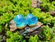 Серьги плаги WoodWork TUNNEL Round Blue Translucent 36 мм Деревянные - изображение 3