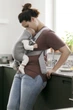Кенгуру-перенесення BabyBjorn Mini 3D Jersey Light Grey, 7317680210722 - зображення 8