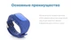 Детские смарт часы Smart Baby Watch Q50 GPS Dark Blue Original - изображение 6