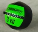 Медбол WALL BALL 3 кг зелений медичний м'яч-слембол для кроcфіта та фітнеса (WS-B3-GR) - зображення 1