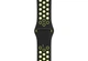 Силиконовый ремешок Fruct Nike Sport Band for Apple Watch 42/44/45/46/49 mm Black Lime - изображение 2