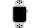 Силиконовый ремешок Fruct Nike Sport Band for Apple Watch 38/40/41/42 mm White Black - изображение 3