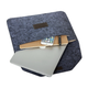 Чохол-конверт з войлоку Fruct Felt NW13 для MacBook Air 13.6 M2/Air 13 (2018-2021)/Pro 13 (2016-2022) Темно-Сірий - зображення 6