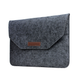 Чохол-конверт з войлоку Fruct Felt NW13 для MacBook Air 13.6 M2/Air 13 (2018-2021)/Pro 13 (2016-2022) Темно-Сірий - зображення 4