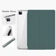 Силиконовый чехол-книжка с держателем для стилуса STR Air Protection Case for iPad Pro 12.9 (2018 | 2020 | 2021 | 2022) - Dark Green - изображение 3