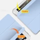 Чохол-книжка STR Air Протиударний для iPad Pro 10.5"/Air 3 10.5" З тримачем для стилуса Голубий - зображення 3