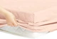 Трикотажная простынь luxtex на резинке home Collection 180х200см Пудра - изображение 2