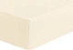 Трикотажна простирадло luxtex на гумці home Collection 160х200см Кремовий - зображення 3