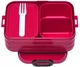 Ланч-бокс Mepal BENTO, контейнер для еды, для детей и взрослых, 18.5 х 12 х 6.5 см , 0.9 л красный (107632174500) - изображение 1