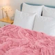 Плед Koloco Травка 160X210см Розовый - изображение 2