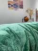 Плед Colorful home Бамбук 210X230см Темно-Зелений - зображення 3