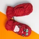 Варежки болоневые на 4 - 5 - 6 лет лыжные для девочек (арт. 20-12-29) красный - изображение 2