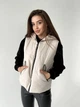Жилет жіночий з капюшоном K&ML 026 XS - S ( 42 - 44 ) Бежевий ( 026 - 02 ) - зображення 5