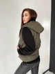 Жилет женский с капюшоном K&ML 026 M - L ( 46 - 48 ) Хаки ( 026 - 04 ) - изображение 3