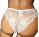 Женские кружевные трусики Blue Rose 3010 Размер XL Белый - изображение 4