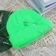 Коротка рвана шапка з шпилькою салатовий One size - зображення 1