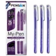 Набор ручек My-Pen Pensan, масляная 25 шт. 1 мм, фиолетовая - изображение 1