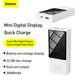 УМБ Baseus Super Mini 20000mAh 22.5W 5A с технологией QC3.0+PD3.0 + Кабель USB to Type-C Белый - изображение 12