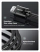 Кабель Ugreen HD135 8K HDMI м / м Round Cable with Braided 2 м Gray (6957303873210) - зображення 5