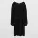 Сукня коротка осіння жіноча H&M 07-0760214-001 40 Чорна (СА2000001598726) - зображення 2