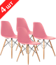Комплект стульев GT Racer X-D10 Pink (4 шт) - изображение 1