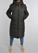 Зимняя теплая куртка с капюшоном,в болотном цвете,р.42 - изображение 1