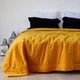 Покрывало Бархат Boncasa цвет шафран 250*270 - изображение 1