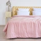 Покрывало Бархат Boncasa цвет pink 250*270 - изображение 1