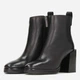 Botki damskie skórzane Kazar 58448-01-00 39 25 cm Czarne (5903387564668) - obraz 2