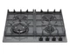 Варильна поверхня газова PYRAMIDA PFG 647 GRAY LUXE - зображення 3