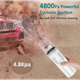 Автомобильный пылесос ручной портативный Car Vacuum Cleaner для уборки Grikey Mini (2500mAh, 75W, USB) - изображение 2